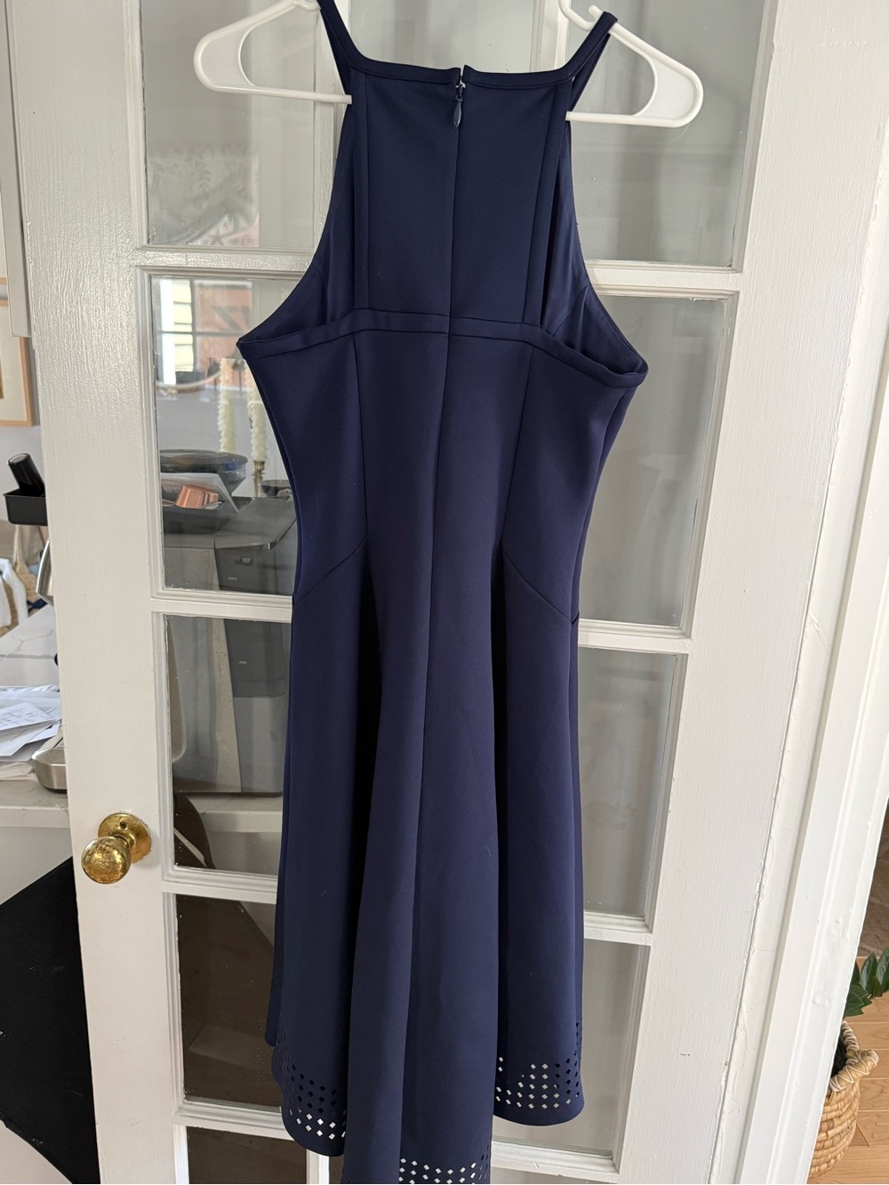 Lilly Pulitzer Navy Halter Midi Dress